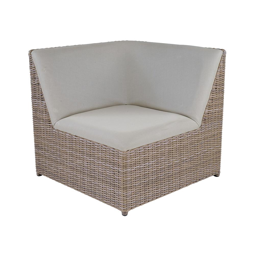 Kingsley Bate Milano Upholstered Square Corner Outdoor Sectional Unit