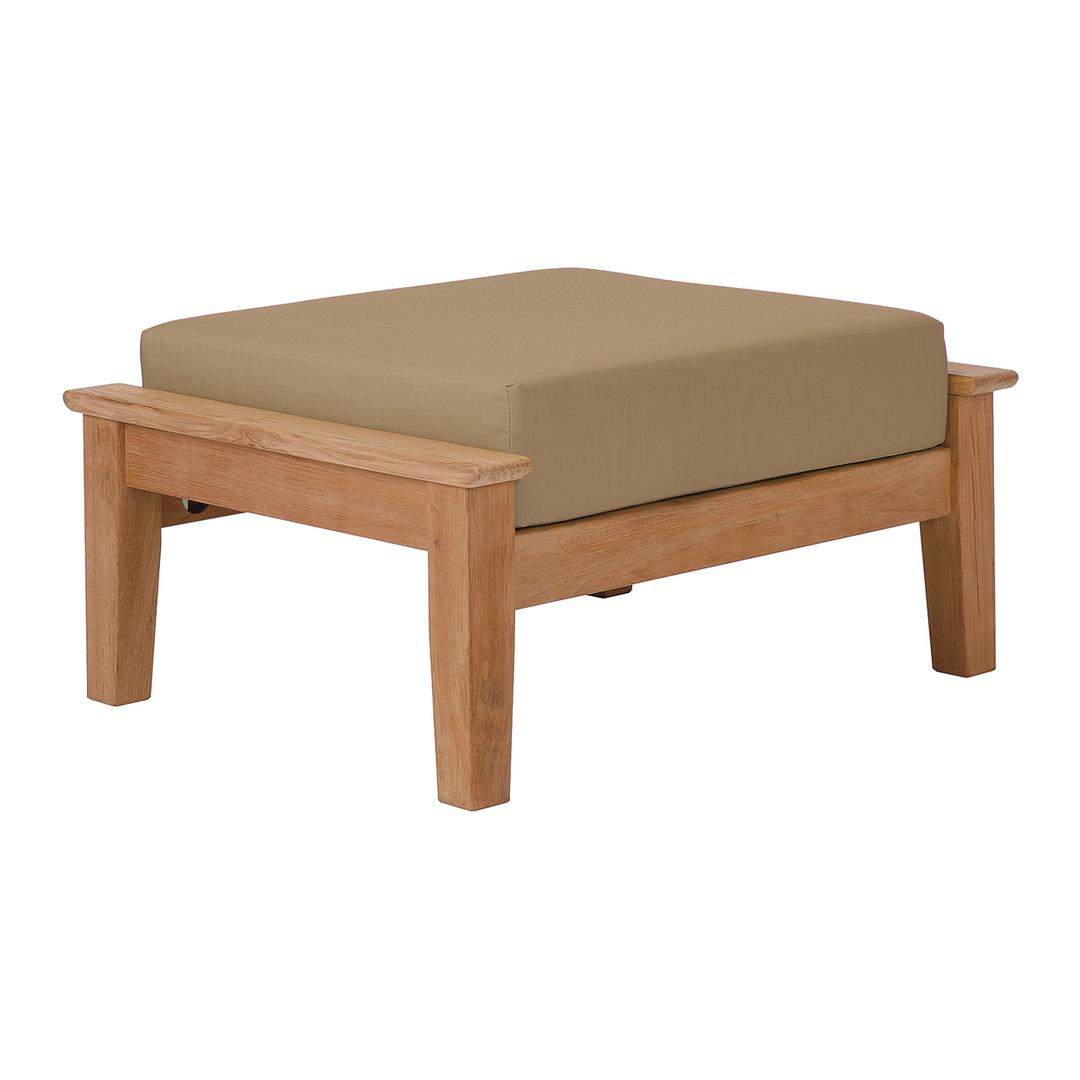 Barlow Tyrie Haven Teak Ottoman Outdoor Sectional Unit