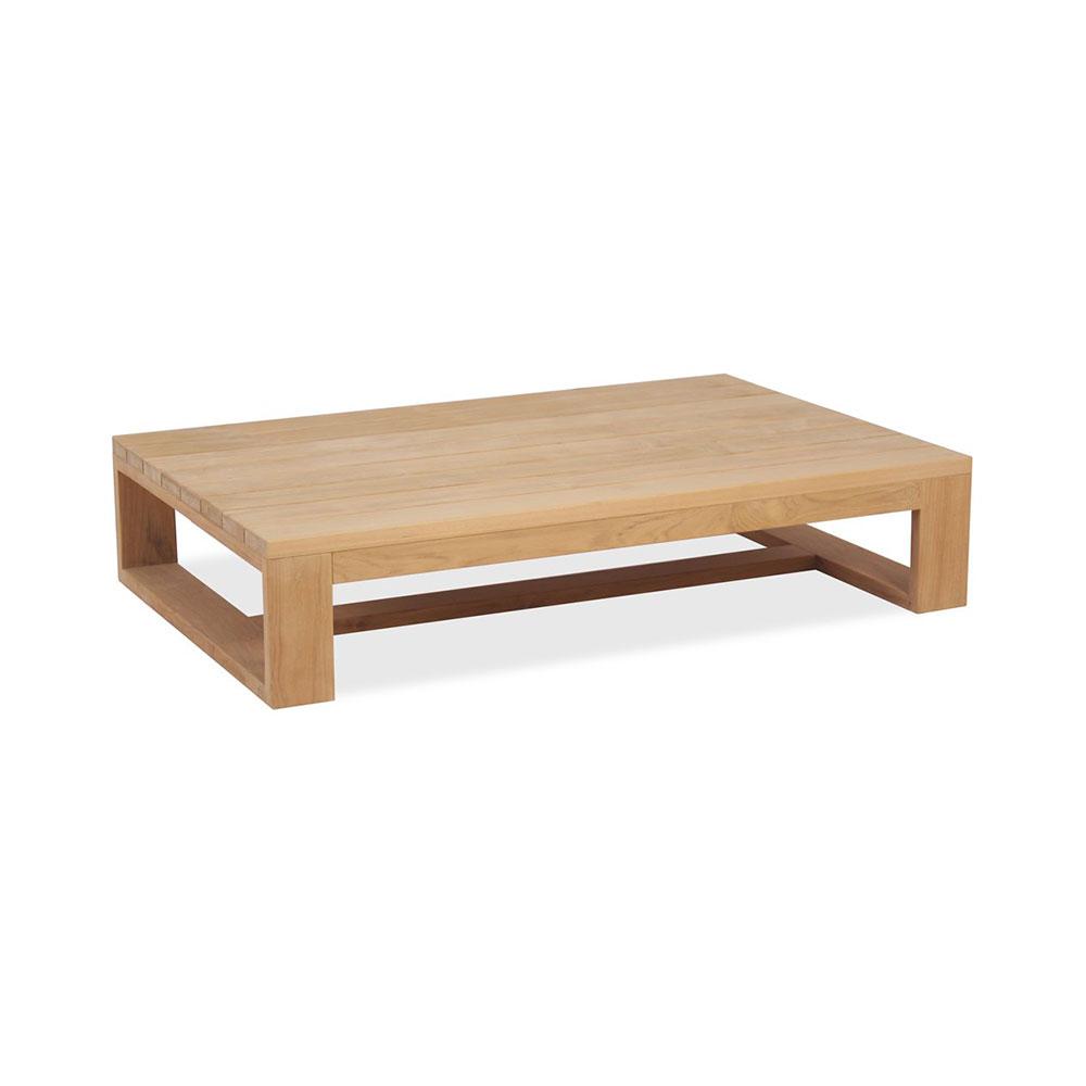 POVL Outdoor Charly 60" Teak Rectangular Coffee Table