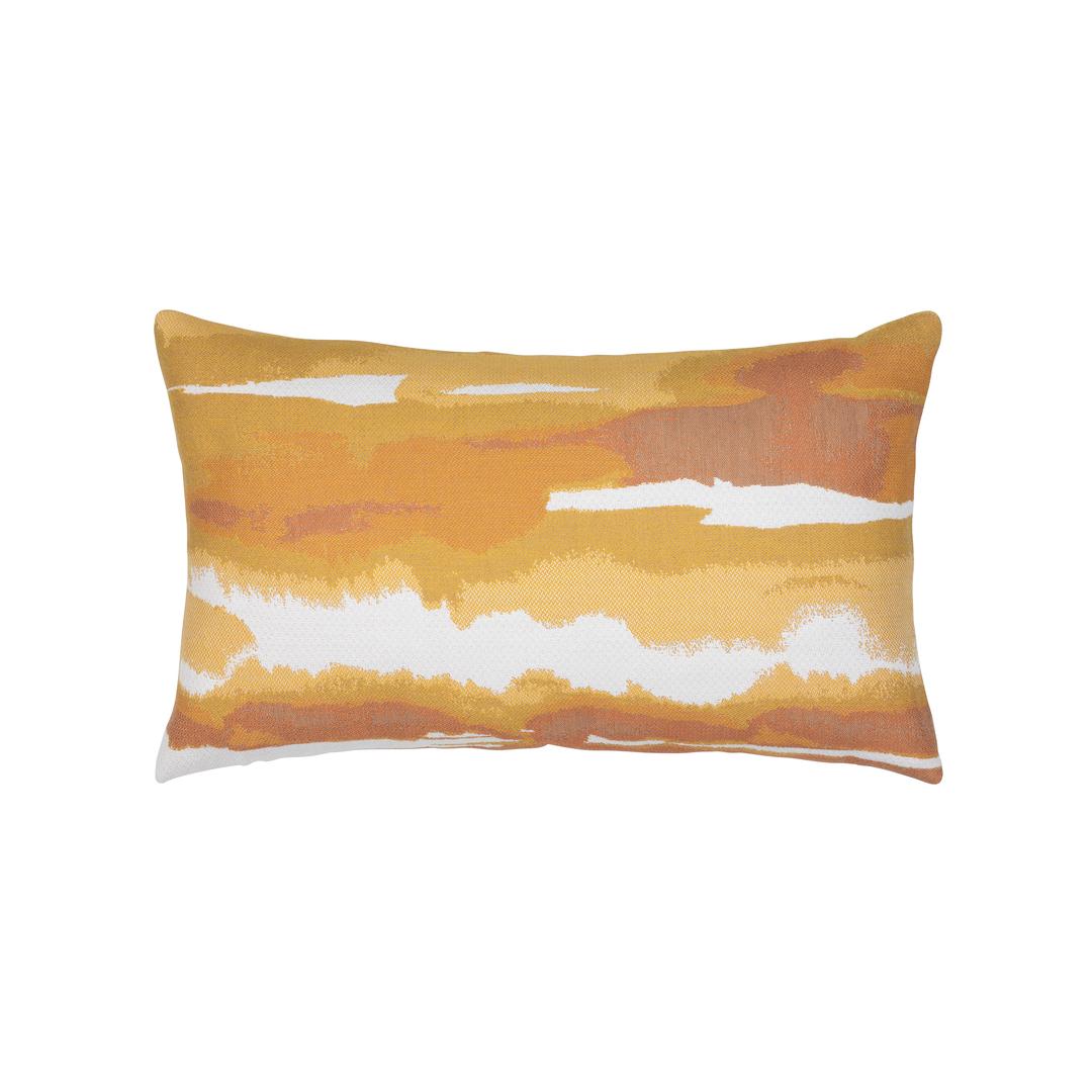 Elaine Smith 20" x 12" Impression Sunrise Lumbar Sunbrella Outdoor Pillow