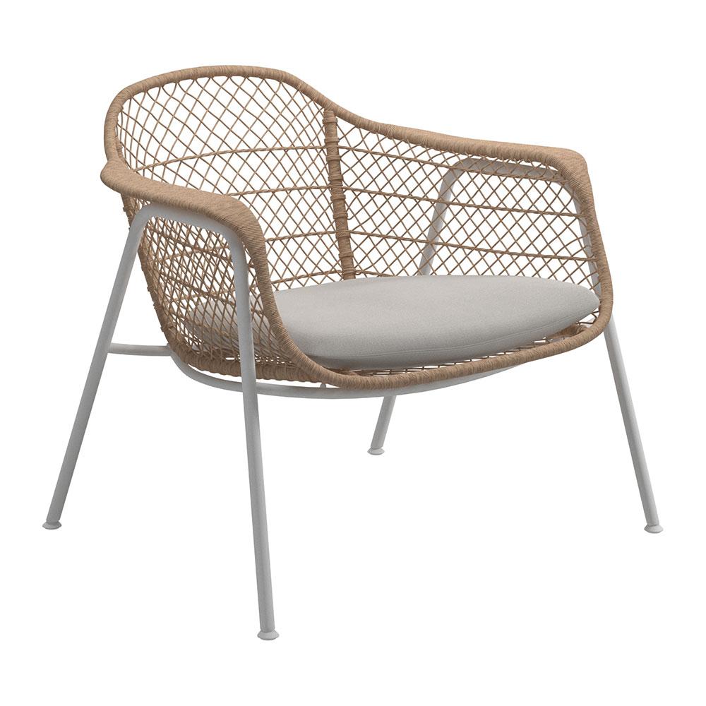 Gloster Fresco Aluminum Lounge Chair