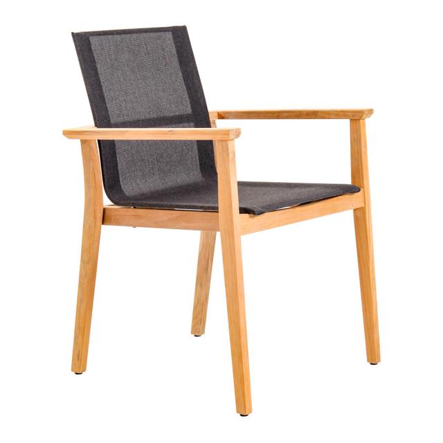 POVL Outdoor Menlo 63&quot; 6-Seat Teak Dining Set with Menlo Chairs