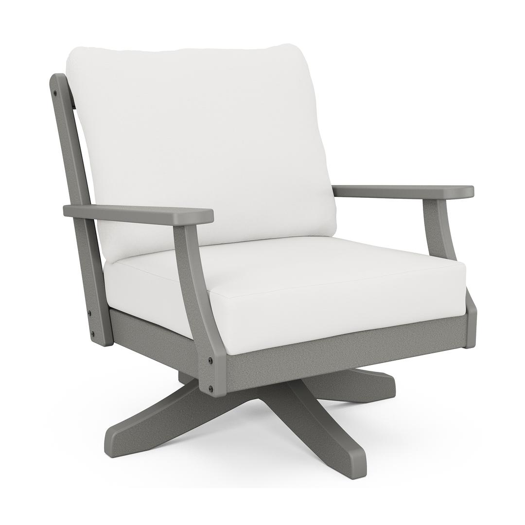Polywood Braxton Deep Seating Swivel Chair