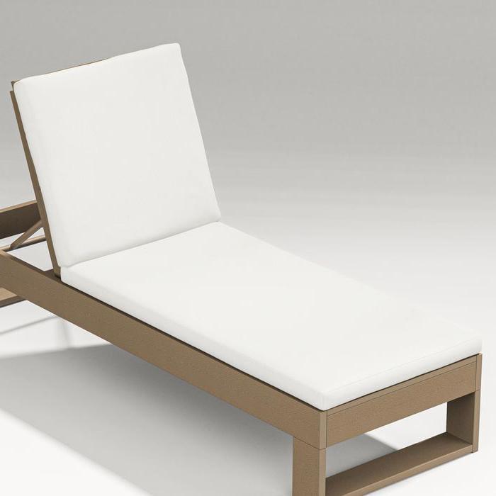Polywood Latitude Chaise Lounge Full Cushion