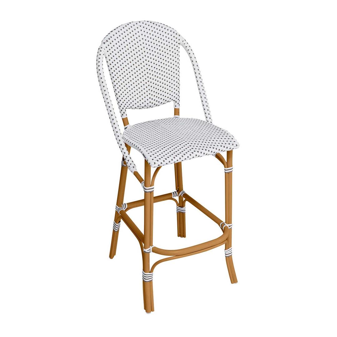 Sika Design Alu-Affäire Sofie Stacking AluRattan Bar Chair
