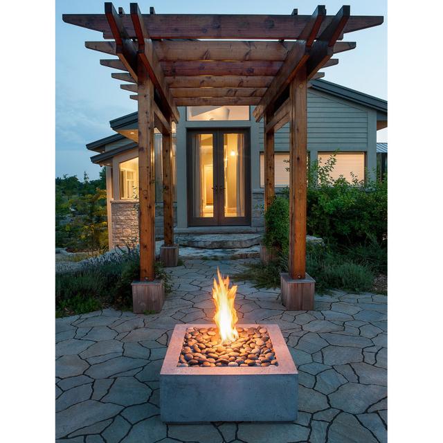 DEKKO Fire Pits Alea 32&quot; Square Fire Pit