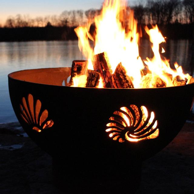 Fire Pit Art Beachcomber 36&quot; Fire Pit
