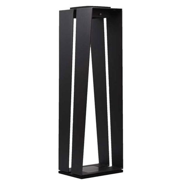 Les Jardins Skaal 28&quot; Aluminum Solar LED Lantern