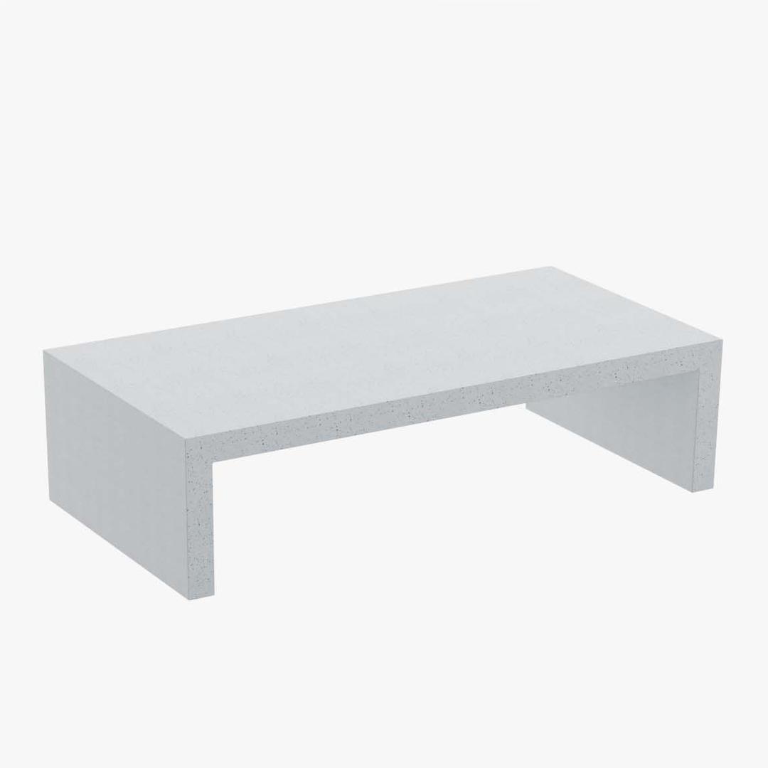 Zachary A. Design Lynne Tell 65" Rectangular Low Table