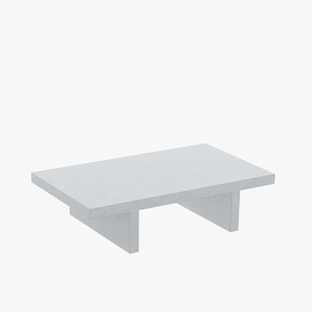 Zachary A. Design Palm Beach 60" Rectangular Low Table