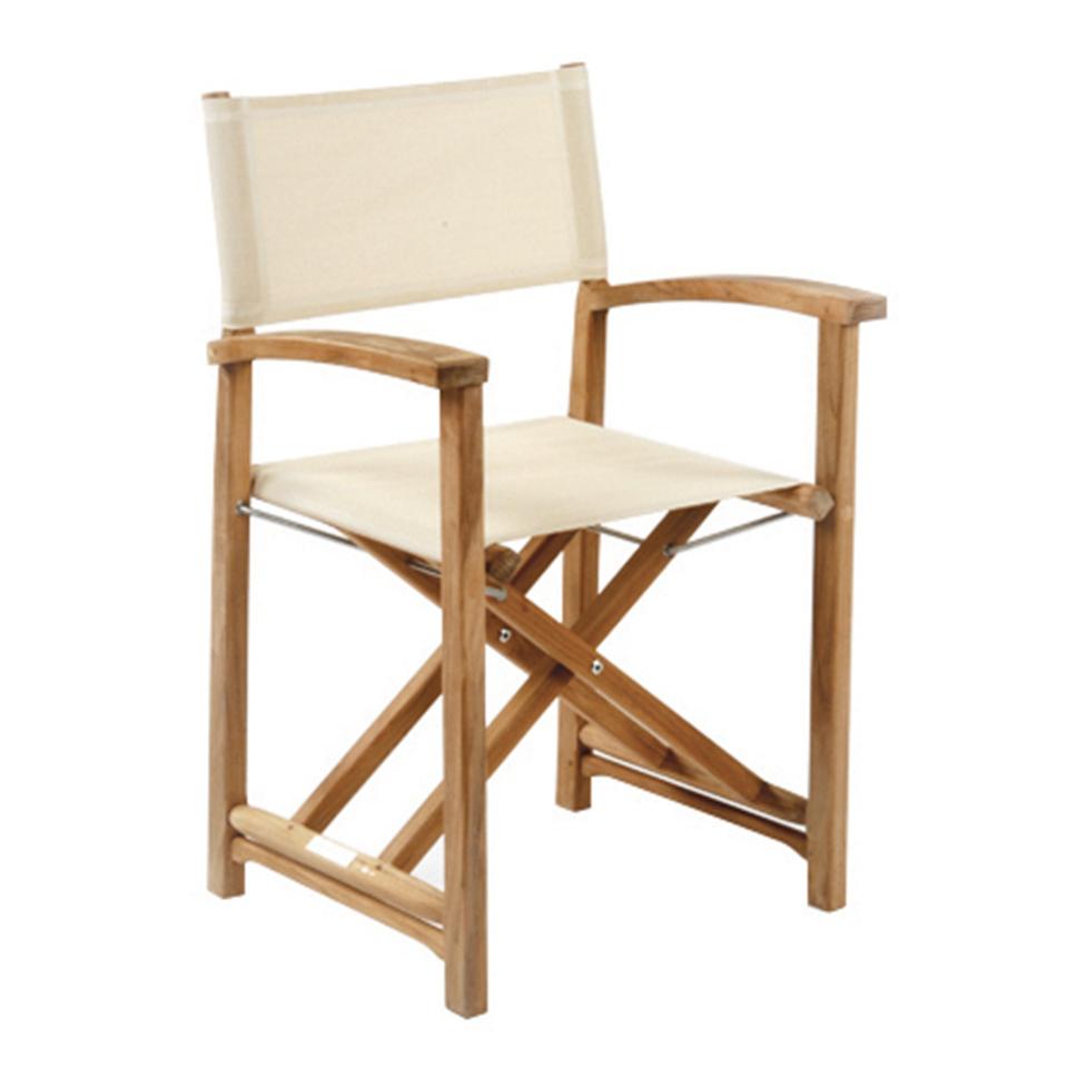 Kingsley Bate Capri Folding Teak Director's Chair