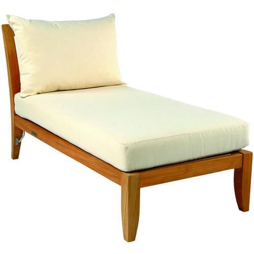 Kingsley Bate Ipanema Teak Chaise Outdoor Sectional Unit
