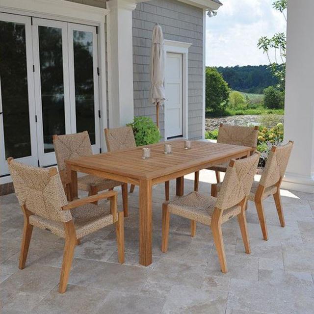 Kingsley Bate Hadley 6-Seat Rectangular Dining Set