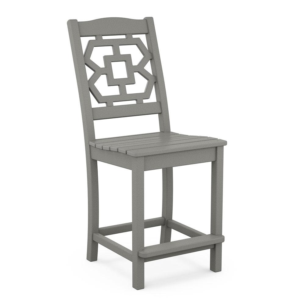 Polywood Chinoiserie Counter Side Chair