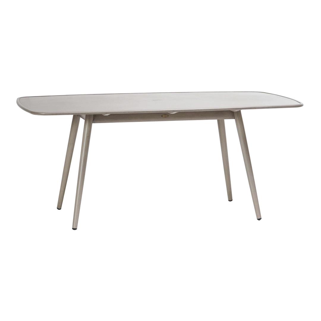 Ratana Alinea 71" Aluminum Rectangular Dining Table