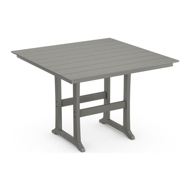 Polywood Farmhouse Trestle 59&quot; Bar Table