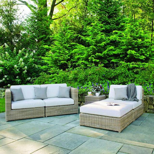 Kingsley Bate Sag Harbor 5-Piece Outdoor Sectional Set
