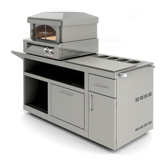 Alfresco Grills 30&quot; Deluxe Pizza Oven Prep Cart