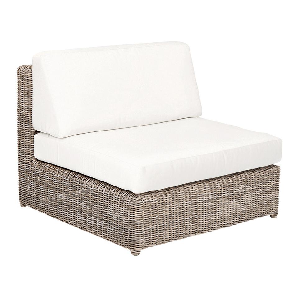 Kingsley Bate Sag Harbor Woven Armless Outdoor Sectional Unit
