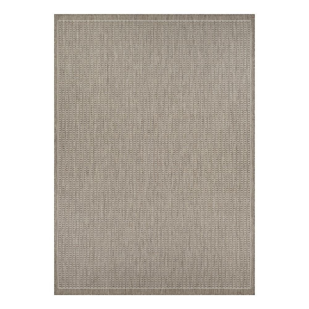 Couristan Recife Saddlestitch Champagne/Taupe Indoor/Outdoor Rug