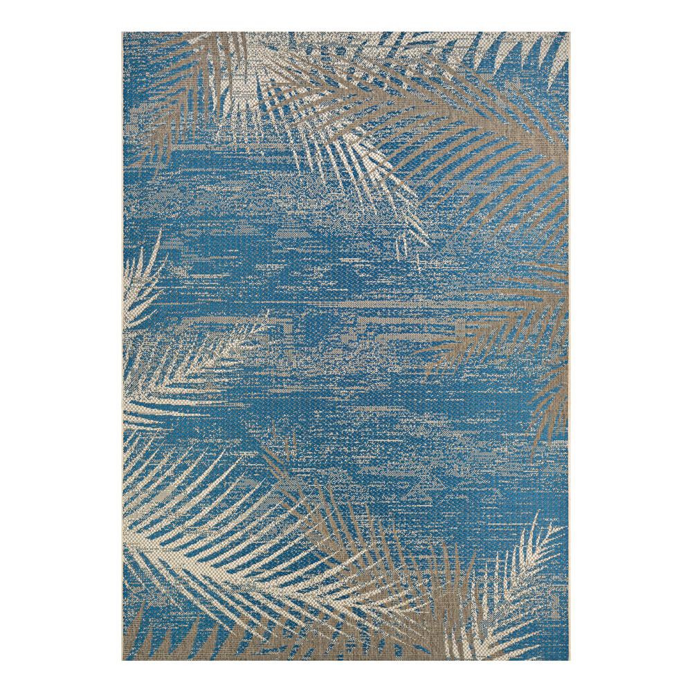 Couristan Monaco Tropical Palms Ocean Indoor/Outdoor Rug