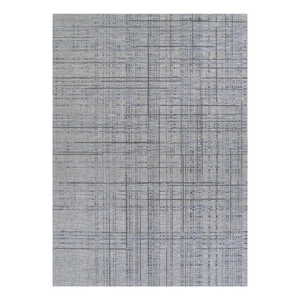 Couristan Charm Grasscloth Grey/Denim Indoor/Outdoor Rug