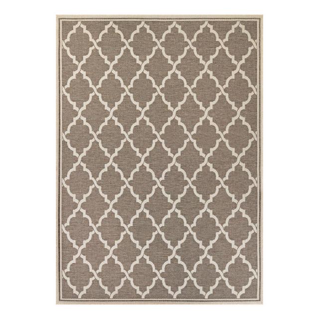 Couristan Monaco Ocean Port Taupe/Sand Indoor/Outdoor Rug
