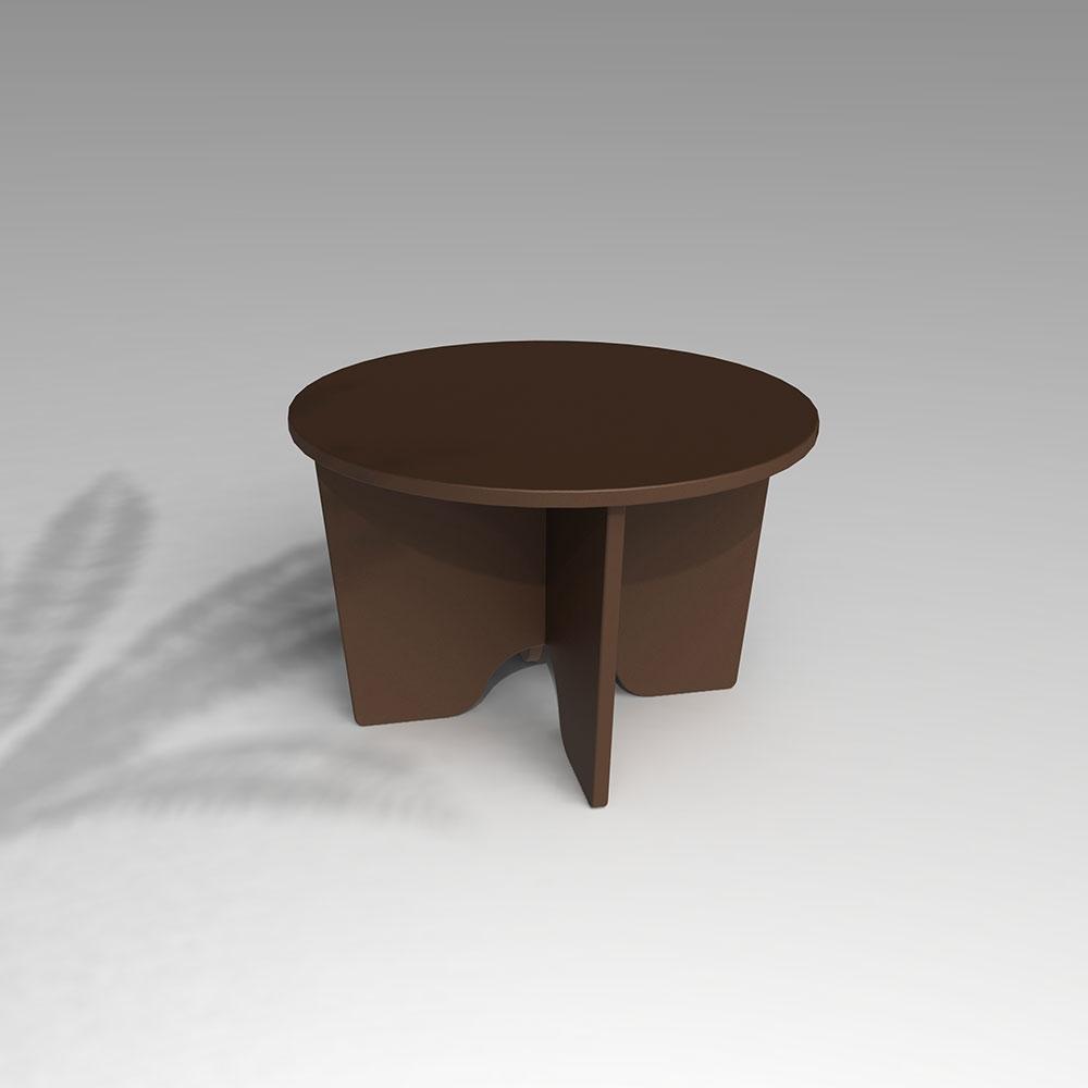 Unwasted Bond 34" Recycled Polymer Round Side Table