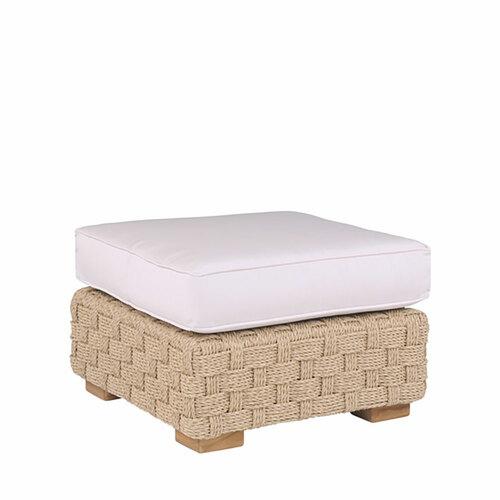 Kingsley Bate St. Barts Woven Ottoman Outdoor Sectional Unit