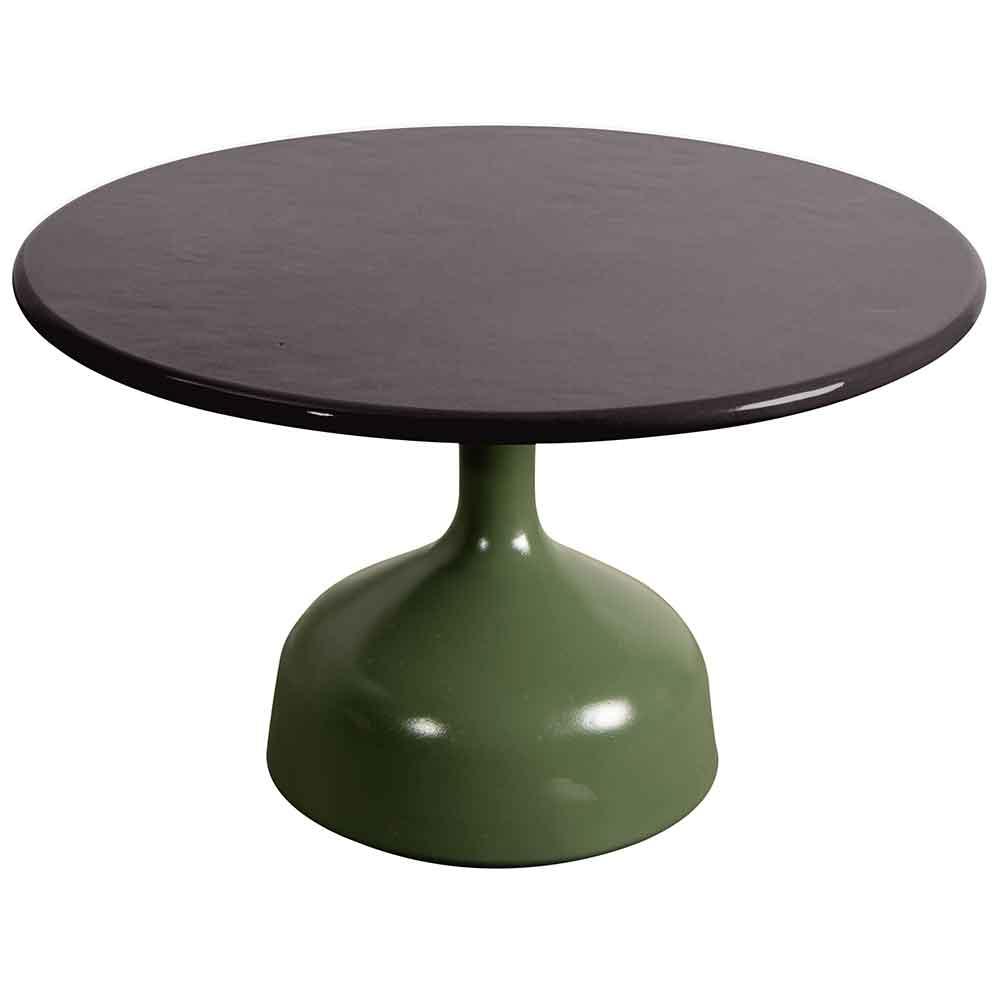 Cane-line Glaze 28" Round Coffee Table - Stone Top