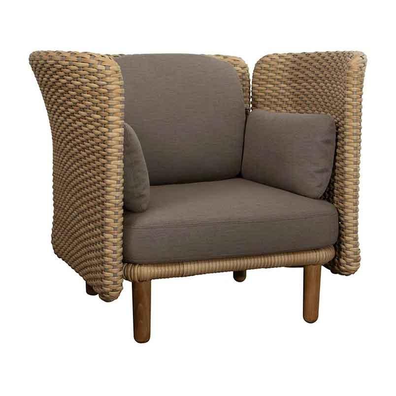 Cane-line Arch Woven Lounge Chair with Low Arm/Backrest