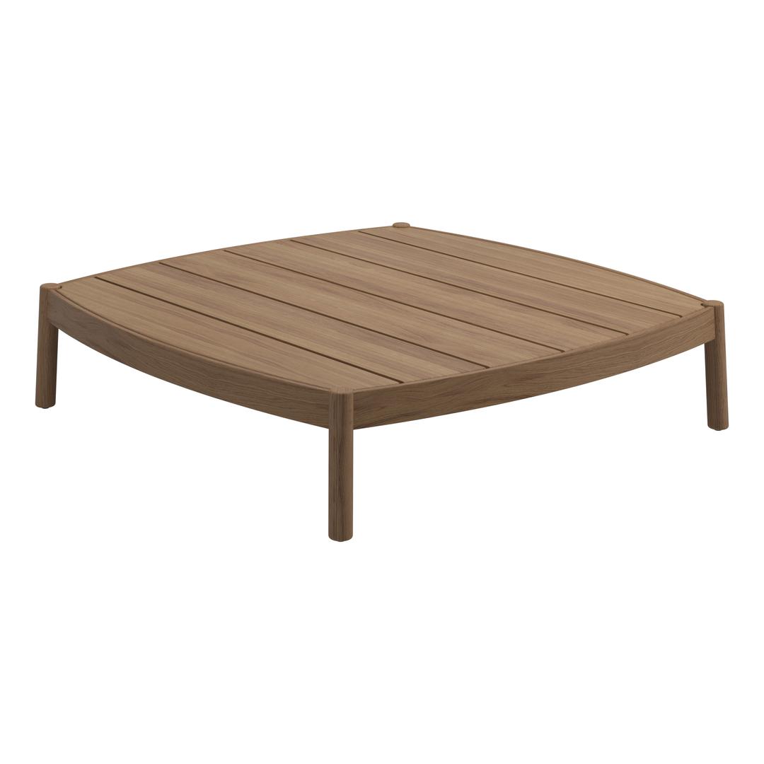 Gloster Haven 47" Teak Square Low Coffee Table