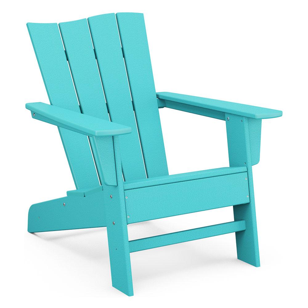 Polywood The Wave Adirondack Chair - Right