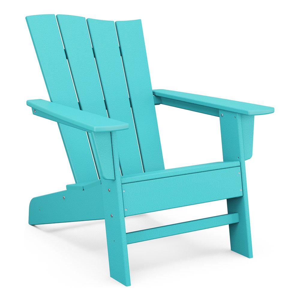 Polywood The Wave Adirondack Chair - Left