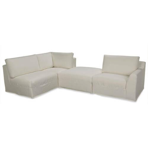 Lee Industries Bermuda 4-Piece Upholstered Outdoor Sectional Sofa
