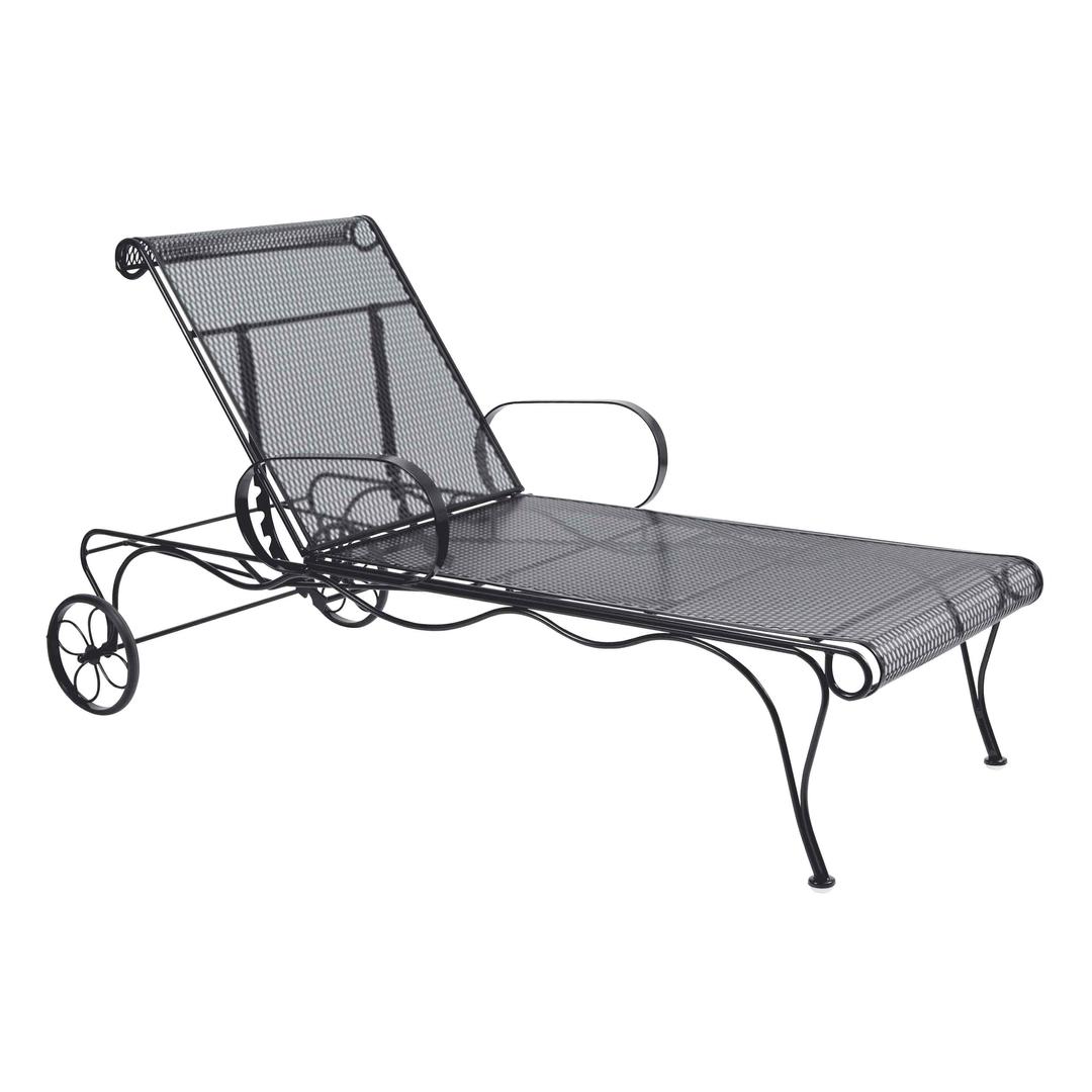Woodard Tucson Adjustable Iron Chaise Lounge - Set of 2