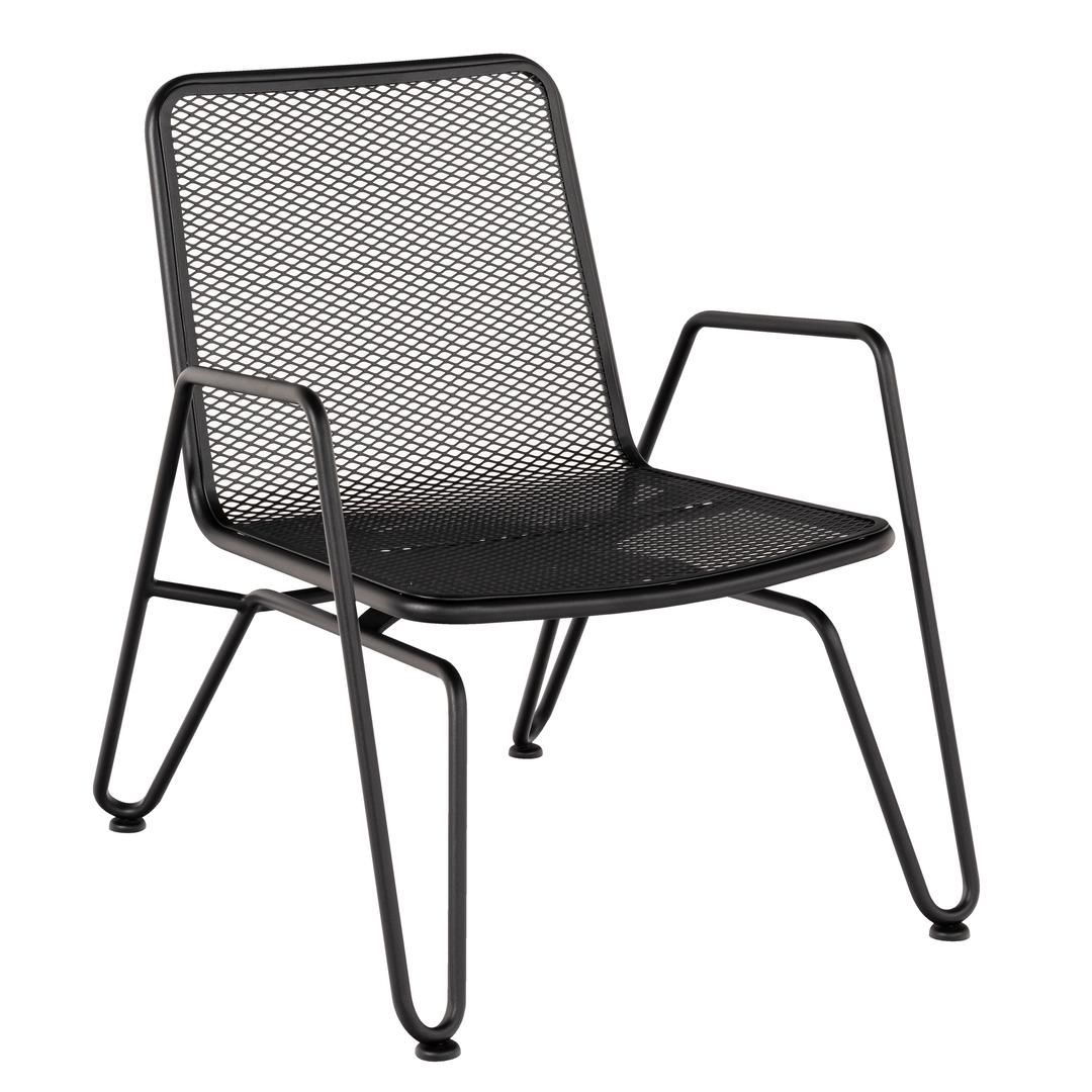 Woodard Turner Iron Spring Lounge Chair