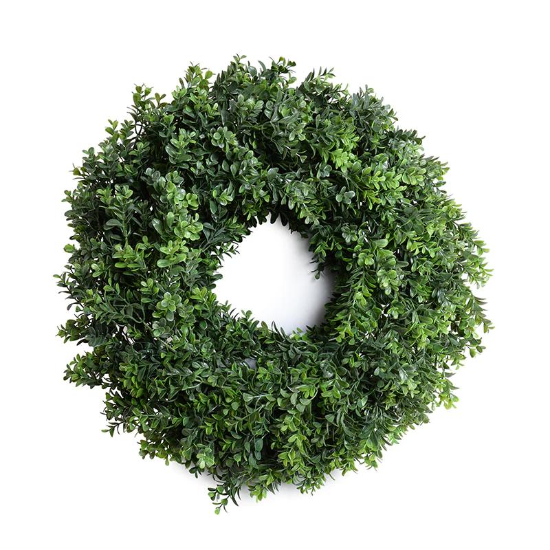 Enduraleaf 28" Faux Boxwood Shrub Wreath