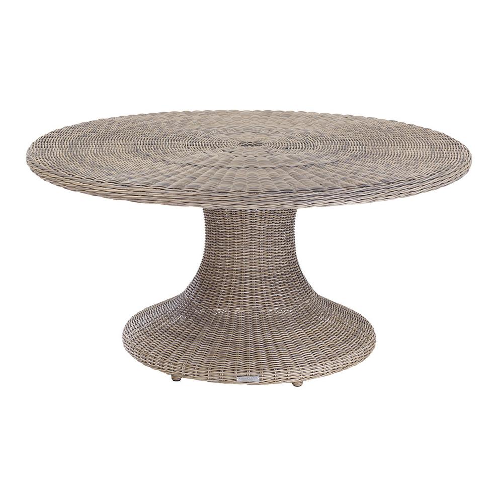 Kingsley Bate Sag Harbor 60" Woven Round Dining Table