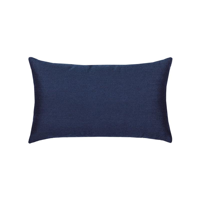 Elaine Smith 20" x 12" Spectrum Indigo Essentials Lumbar Sunbrella Outdoor Pillow