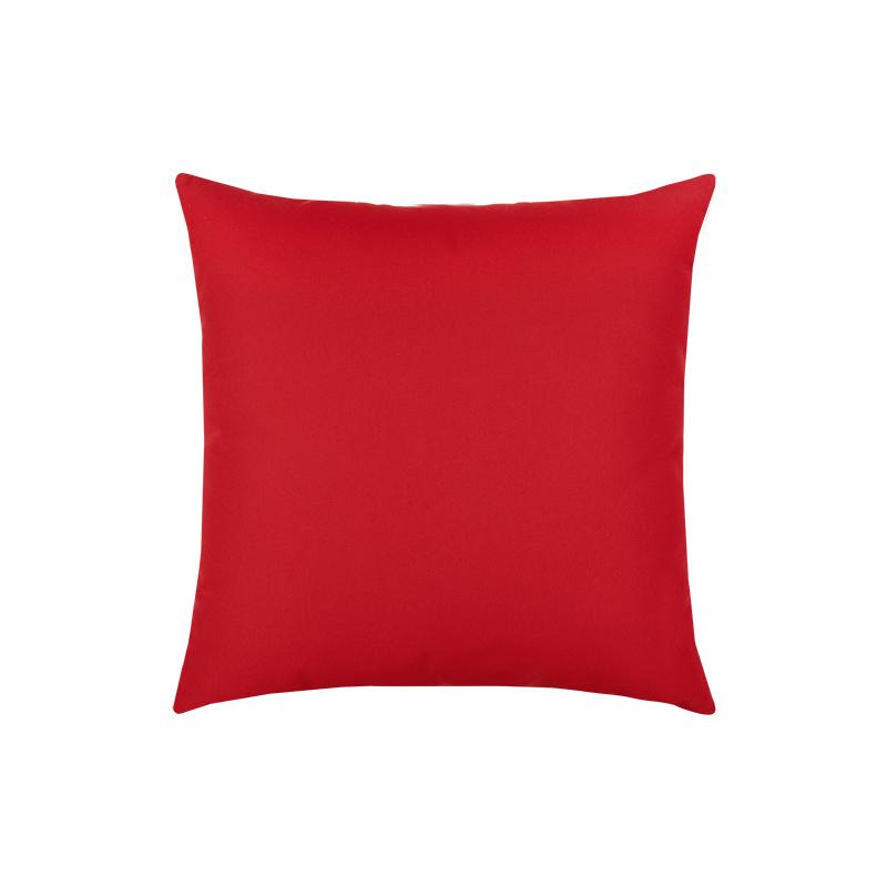 Elaine Smith 17" x 17" Canvas Logo Red Essentials 17" Sunbrella Outdoor Pillow