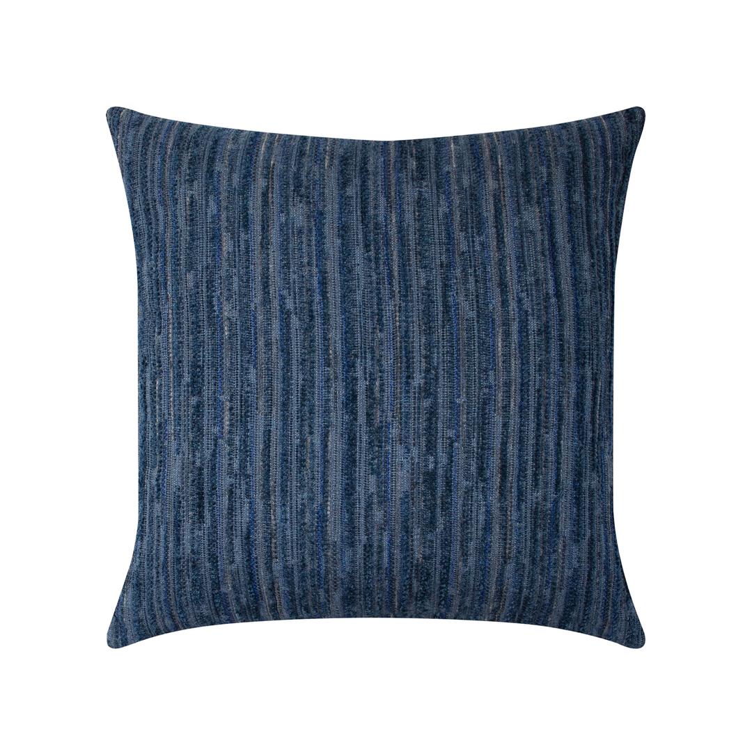 Elaine Smith 20" x 20" Luxe Stripe Indigo Sunbrella Outdoor Pillow