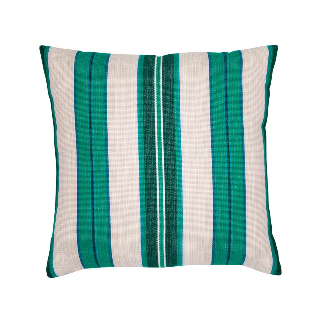 Elaine Smith 20" x 20" Fortitude Emerald Sunbrella Outdoor Pillow