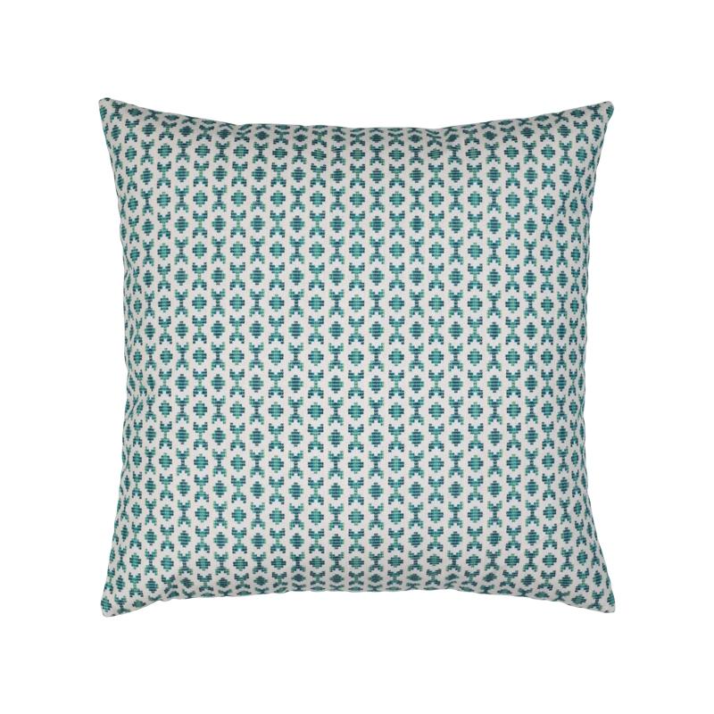 Elaine Smith 20" x 20" Alcazar Sea Green Sunbrella Outdoor Pillow