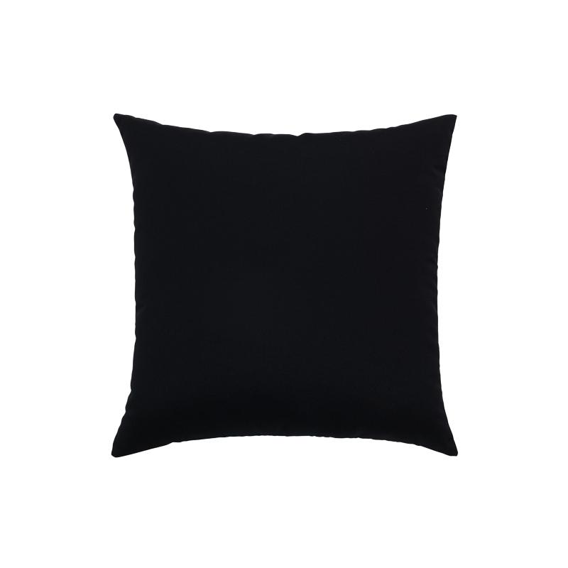 Elaine Smith 17" x 17" Canvas Black Essentials 17" Sunbrella Outdoor Pillow