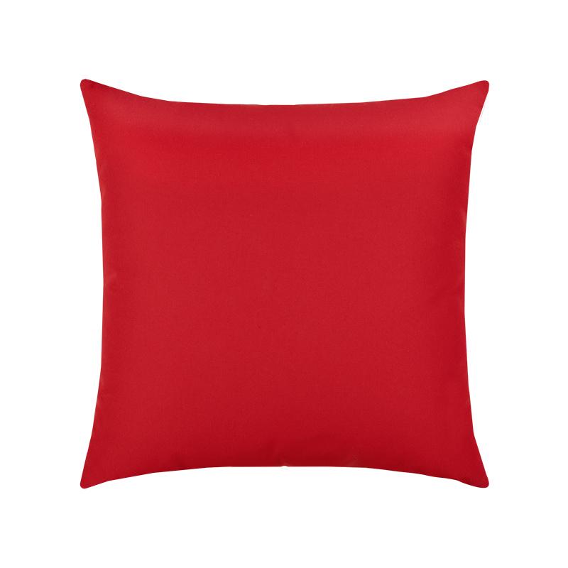 Elaine Smith 20" x 20" Canvas Logo Red Essentials 20" Sunbrella Outdoor Pillow
