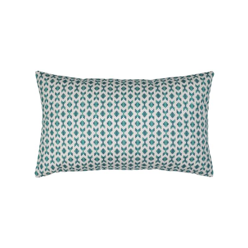 Elaine Smith 20" x 12" Alcazar Sea Green Lumbar Sunbrella Outdoor Pillow