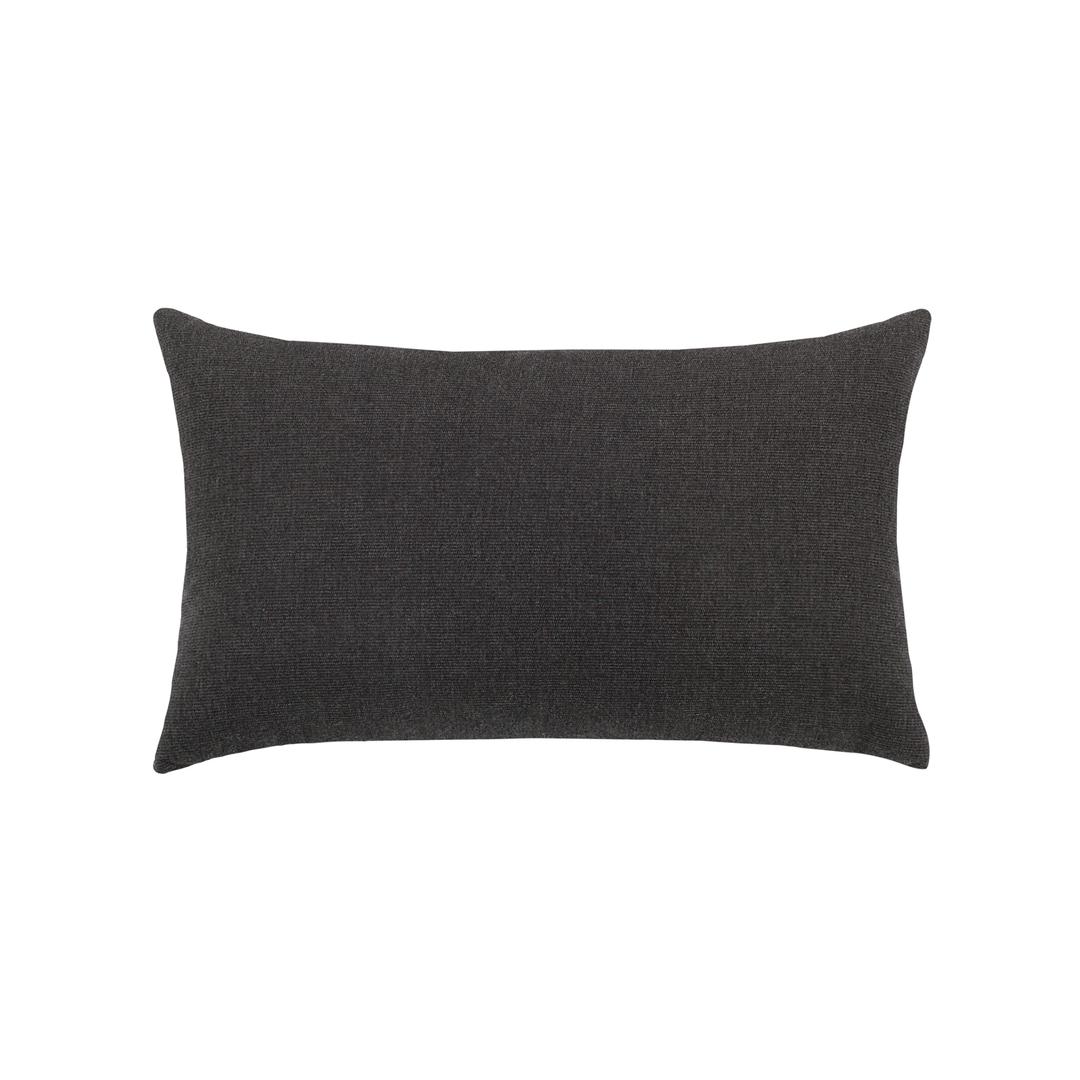 Elaine Smith 20" x 12" Spectrum Carbon Essentials Lumbar Sunbrella Outdoor Pillow