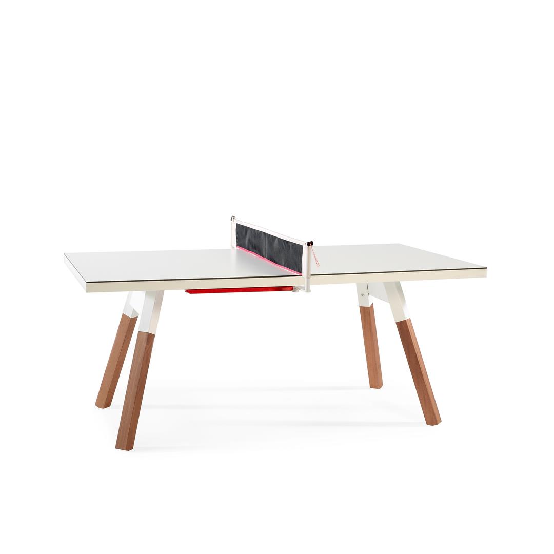 RS Barcelona You And Me Small White Indoor/Outdoor Ping Pong Table