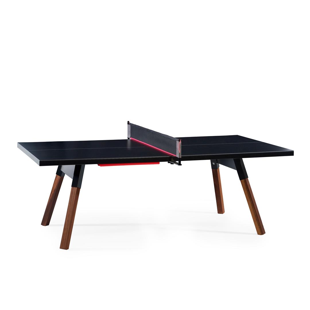 RS Barcelona You And Me Medium Black Indoor/Outdoor Ping Pong Table